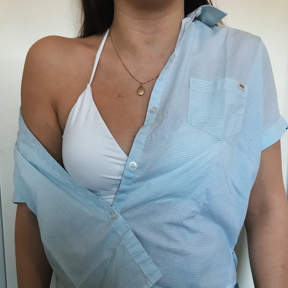 Sailor Striped Button-Tee - Picture 2 of 3